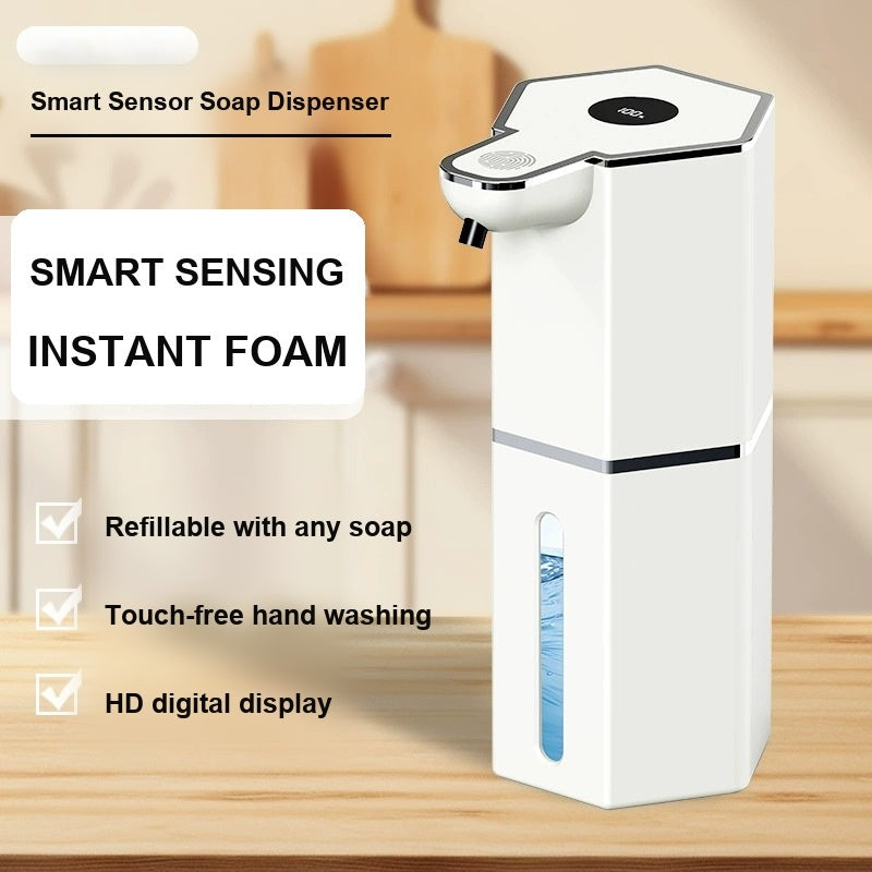 Touchless Foaming Smart Auto Soap Dispenser 12oz USB Rechargeable 4