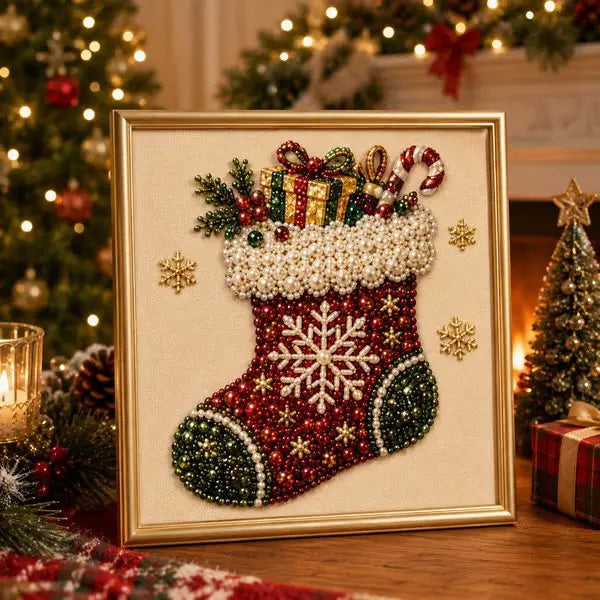 Halloween Diamond Painting Kits 2026 Christmas New Pearl Diamond Painting Art Kit with Frame,Entry-Level Adults' DIY Craft Hobbies Kit, Suitable for Tabletop Display or Wall Decoration, Kits Diy