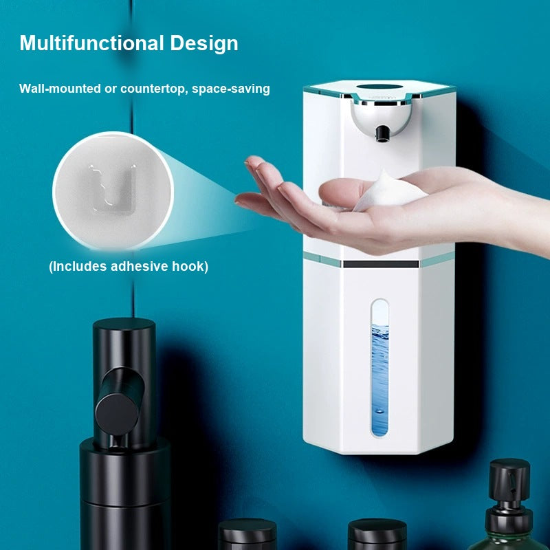 Touchless Foaming Smart Auto Soap Dispenser 12oz USB Rechargeable 4