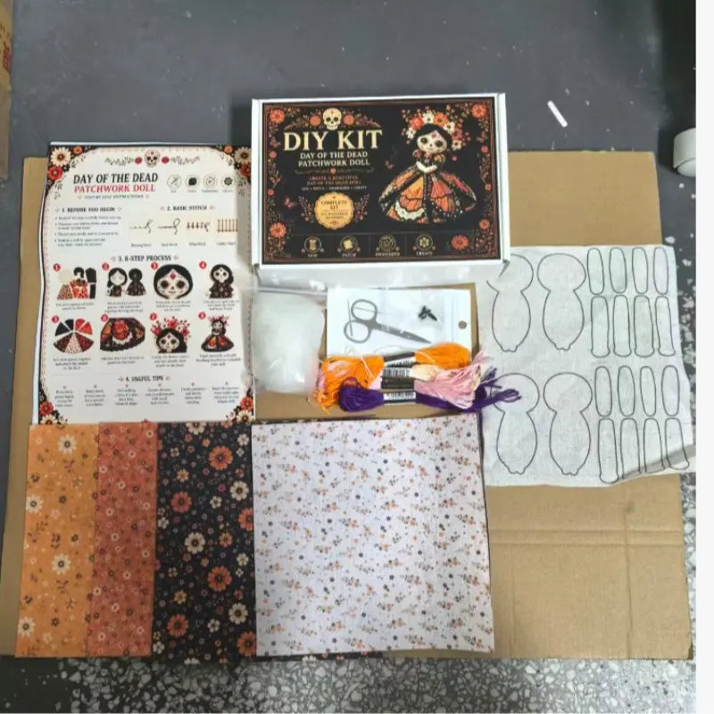 Halloween Diamond Painting Kits Halloween DIY Craft Kit, Patchwork Doll Making Set, Creative Halloween Decoration Supplies, Fun Crafting Materials for Kids & Adults, Complete Craft Set