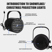 LED Christmas Projector Light – Indoor Holiday Party & Halloween Decoration