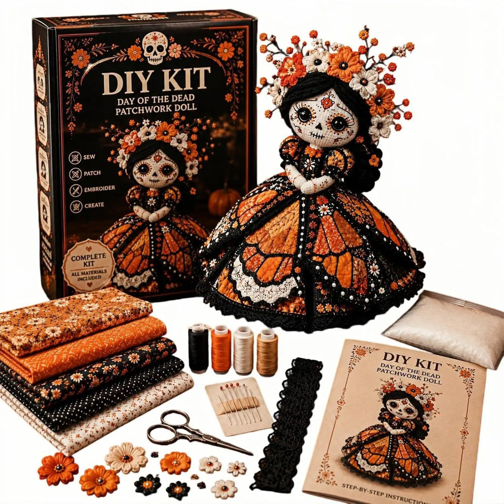 Halloween Diamond Painting Kits Halloween DIY Craft Kit, Patchwork Doll Making Set, Creative Halloween Decoration Supplies, Fun Crafting Materials for Kids & Adults, Complete Craft Set