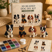 3D Beaded Animal Craft Kit, Handmade DIY Bead Set