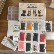 3D Beaded Animal Craft Kit, Handmade DIY Bead Set