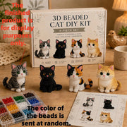 3D Beaded Animal Craft Kit, Handmade DIY Bead Set