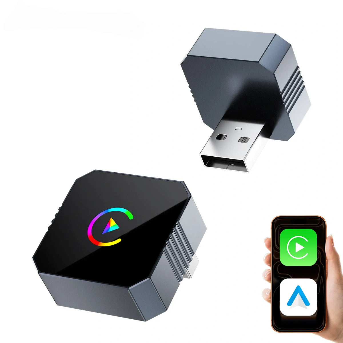Convert Wired CarPlay & Android Auto to Wireless For Compatible 2016