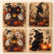 Halloween Pearl Diamond Painting Kit – Spooky 3D DIY Art