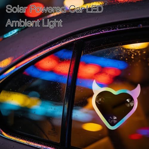 Solar Powered Car LED Ambient Light