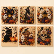 Halloween Pearl Diamond Painting Kit – Spooky 3D DIY Art