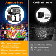 Christmas Projector Lights Outdoor Decorations Lighting for Outside Party