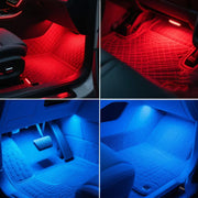 RGB car interior LED light kit available in multiple colors USB powered