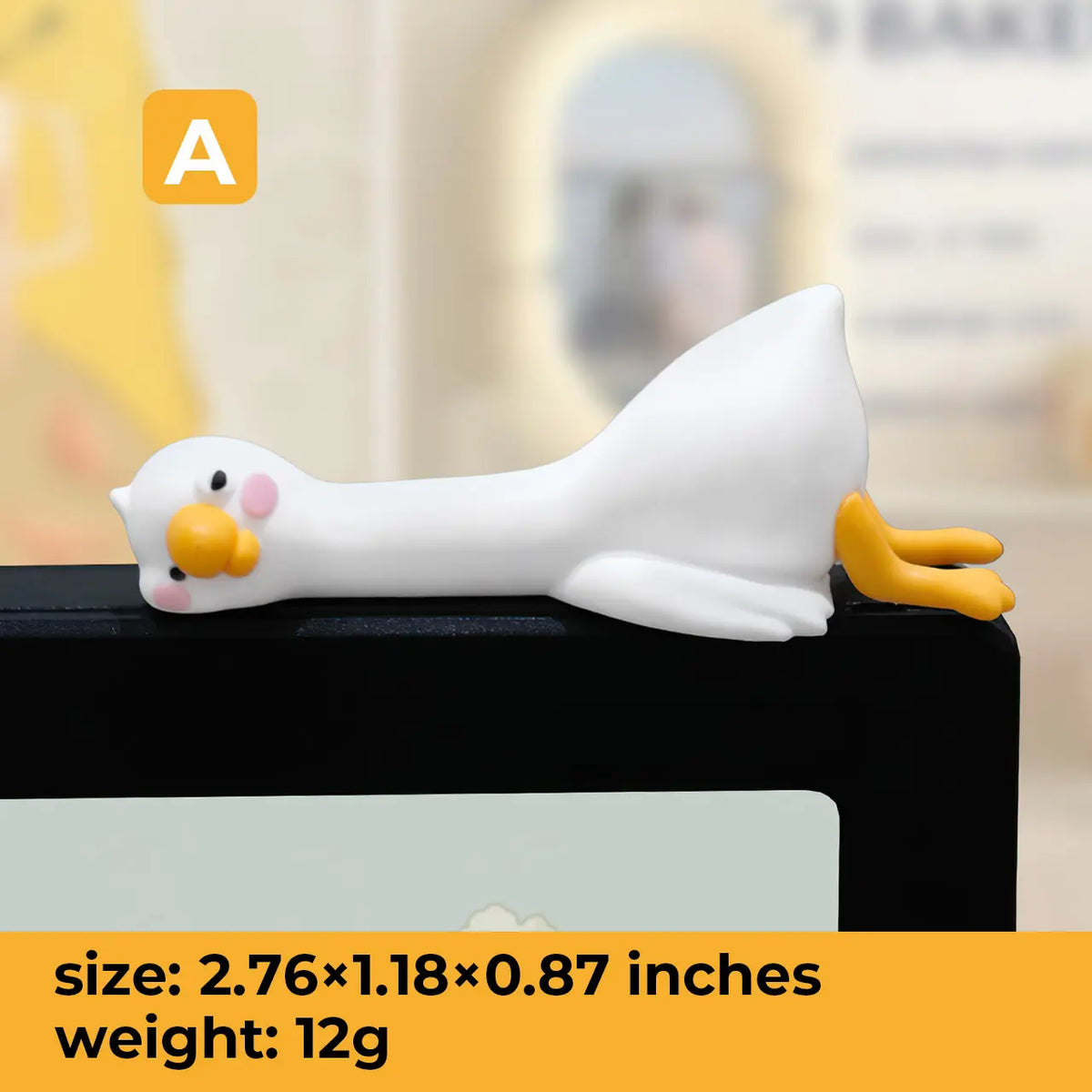 Cartoon goose figurines in use – adorable collectible home office decor 3 or 4 pcs set