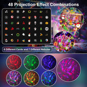 Christmas Projector Lights Outdoor Decorations Lighting for Outside Party