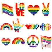 12pcs Christmas Iron on Patches Sequin Embroidered Sew Applique