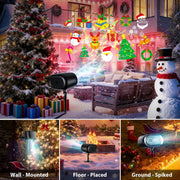 Christmas Projector Lights Outdoor Decorations Lighting for Outside Party
