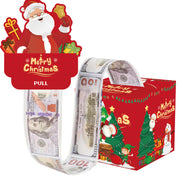 Christmas Money Pull Gift Box - Holiday Party Surprise Cash Box Decoration - RedSanta Claus49