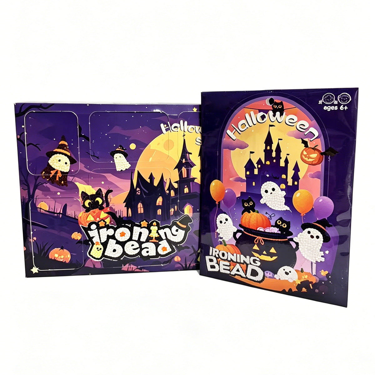 Perler Beads Fuse Beads Kit - Halloween Christmas DIY Craft Set for Kids