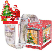 Christmas Money Pull Gift Box - Holiday Surprise Cash Box Decoration - RedGiving GiftSanta Claus70