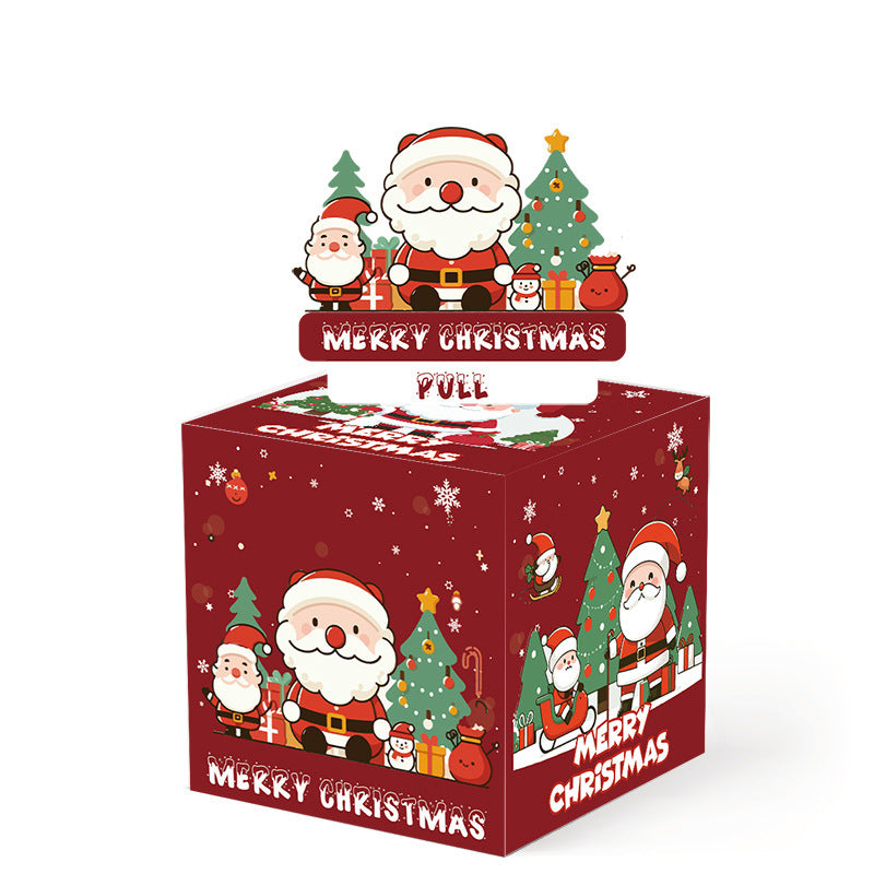 Christmas Money Pull Gift Box - Holiday Party Surprise Cash Box Decoration - Red69