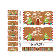 Christmas Money Pull Gift Box - Holiday Surprise Cash Box Decoration - BrownGingerbread ManRed+Waist Band