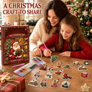 Christmas DIY ornament kit detail view – handmade holiday hanging decoration for kids and adults
