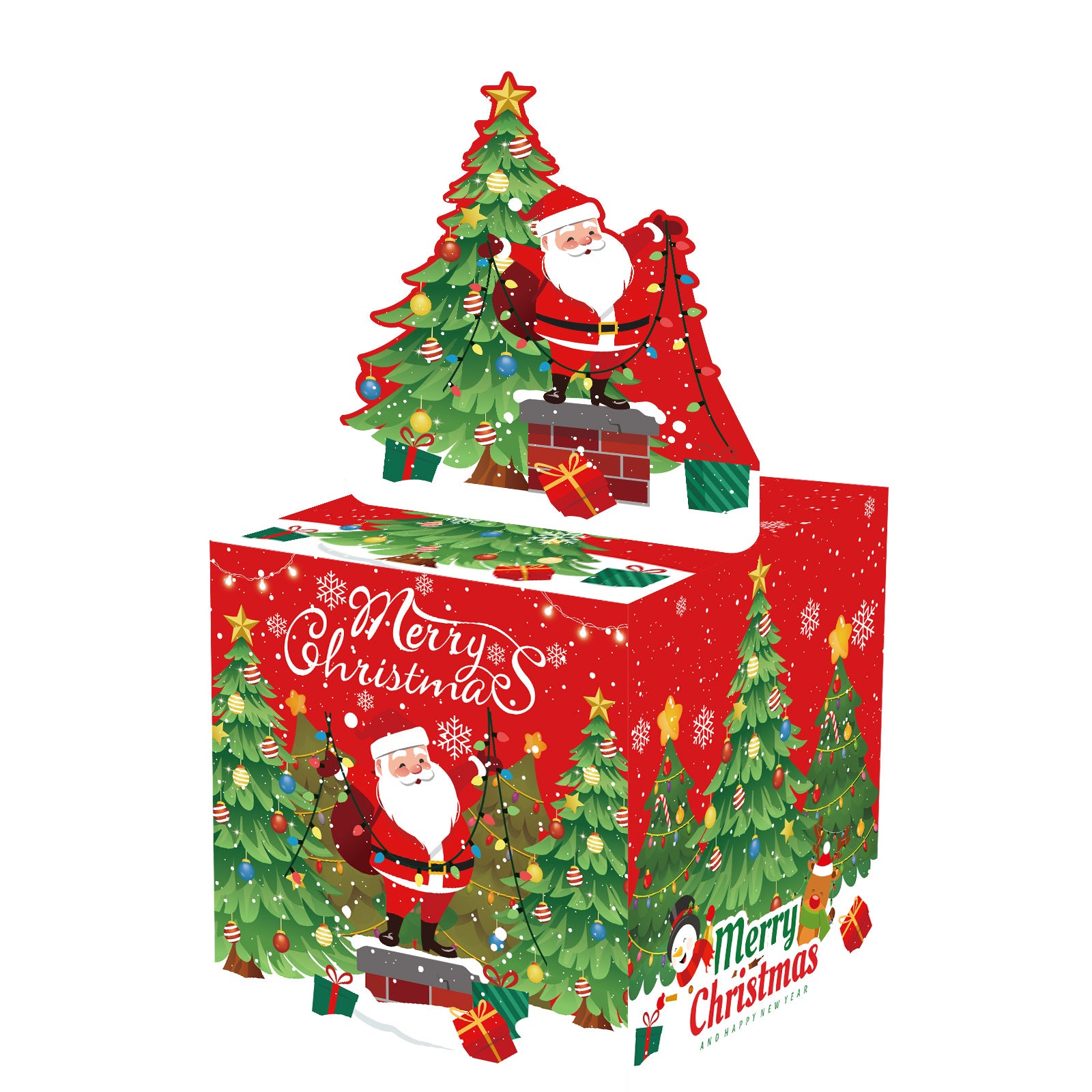 Christmas Money Pull Gift Box - Holiday Party Surprise Cash Box Decoration - GreenJungleGrand63