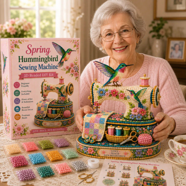 Hands working on holiday DIY craft project with colorful materials – creative activity