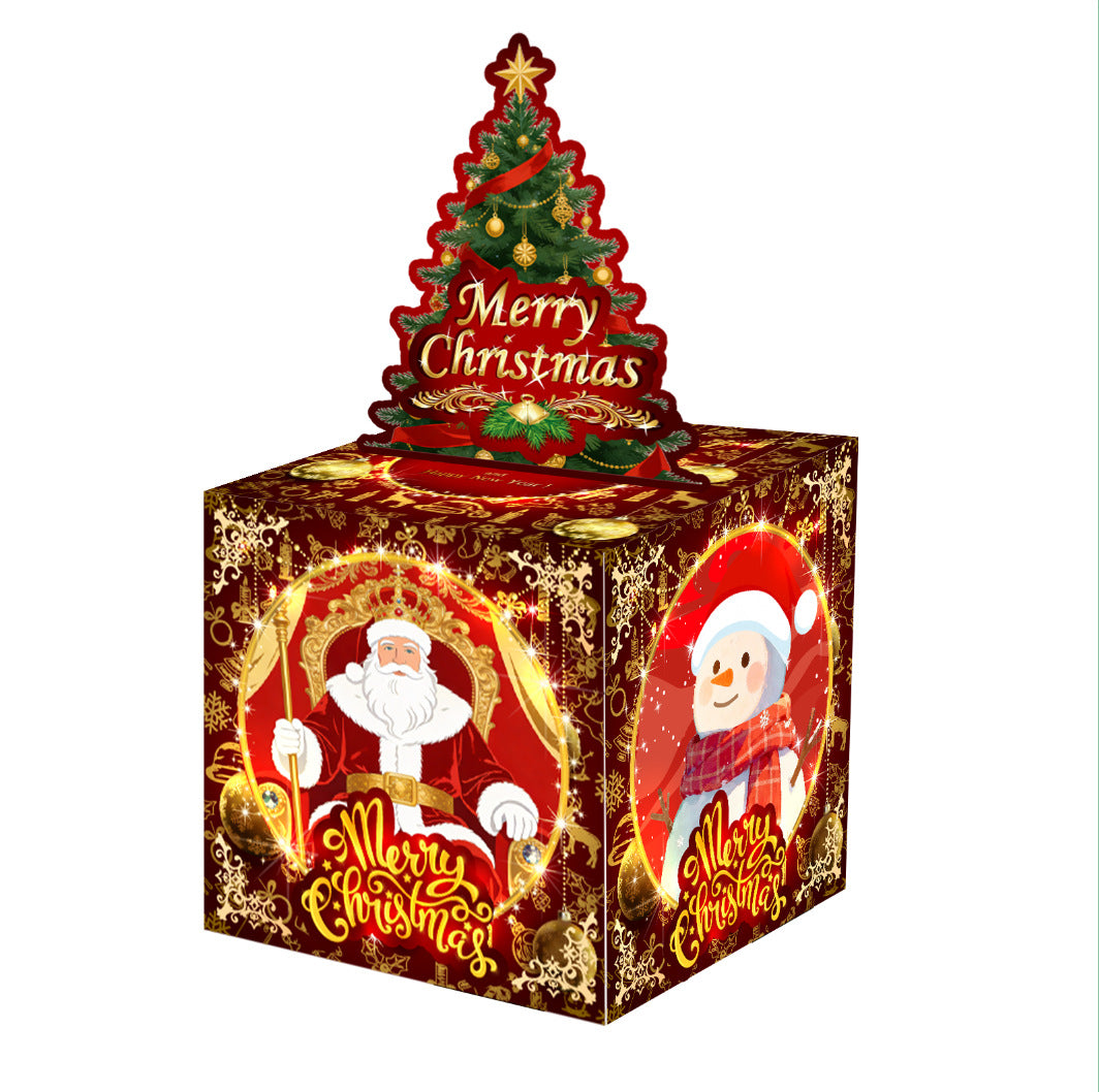 Christmas Money Pull Gift Box - Holiday Party Surprise Cash Box Decoration - Christmas Tree62
