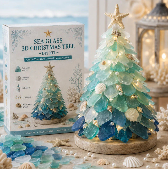 DIY 3D Sea Glass Art Kit Coastal & Christmas Collection