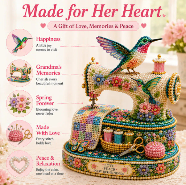 Completed holiday handmade craft project displayed as home décor – beautiful finished result