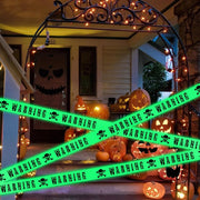 Halloween glow tape size reference – fluorescent caution strip 5cm x 2m or 5m