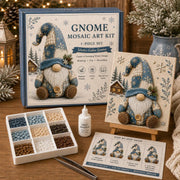 DIY Christmas Gnome Mosaic Art Kit for Decorating