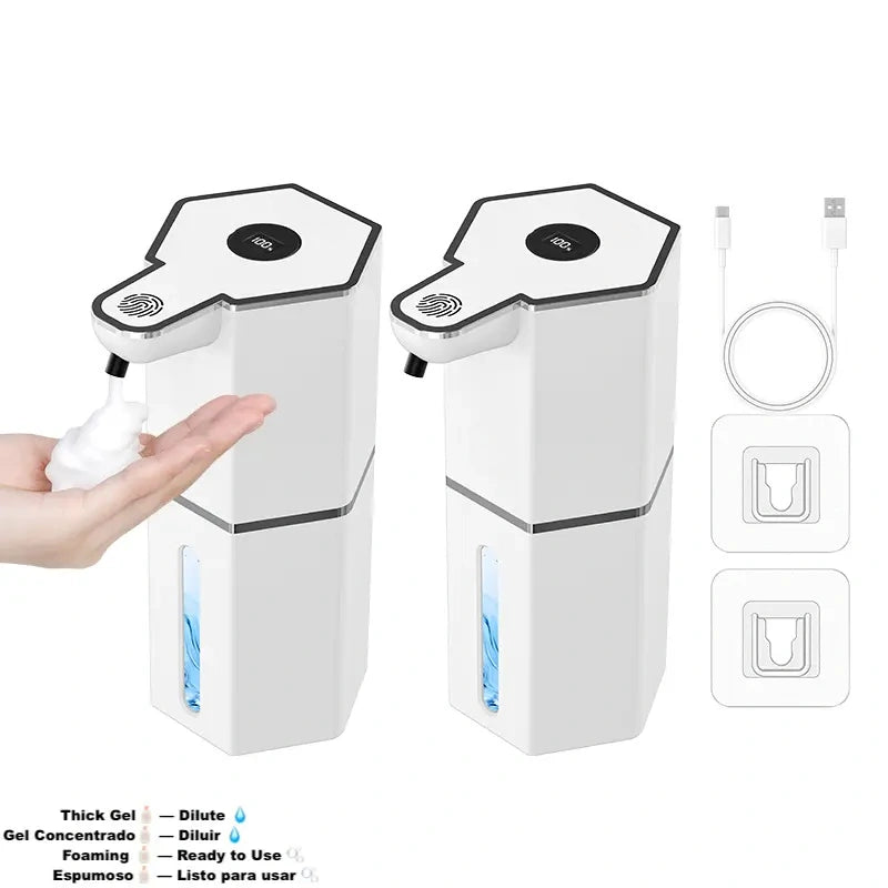 Touchless Foaming Smart Auto Soap Dispenser 12oz USB Rechargeable 4