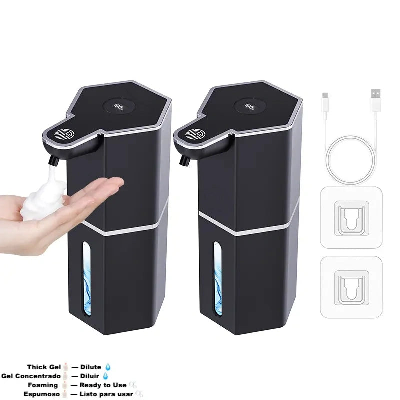 Touchless Foaming Smart Auto Soap Dispenser 12oz USB Rechargeable 4