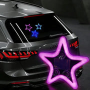Solar Powered LED Heart Shape Neon Light Eco Friendly