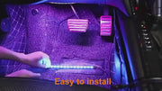RGB car interior LED light kit available in multiple colors USB powered